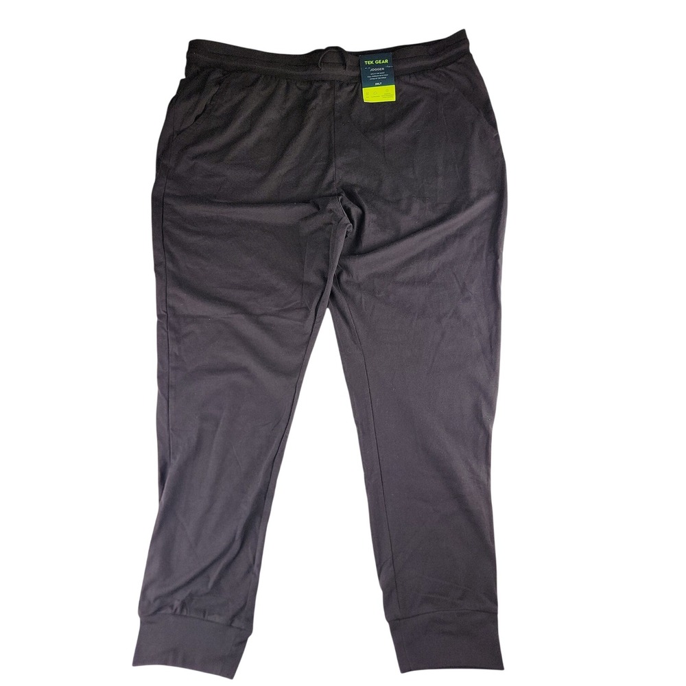 Tek Gear Women Jogger Pants Black Comfort Waistband Drawstring Cuffed  Size 2XLT